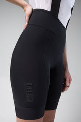 Bib Short Mujer Black Matt