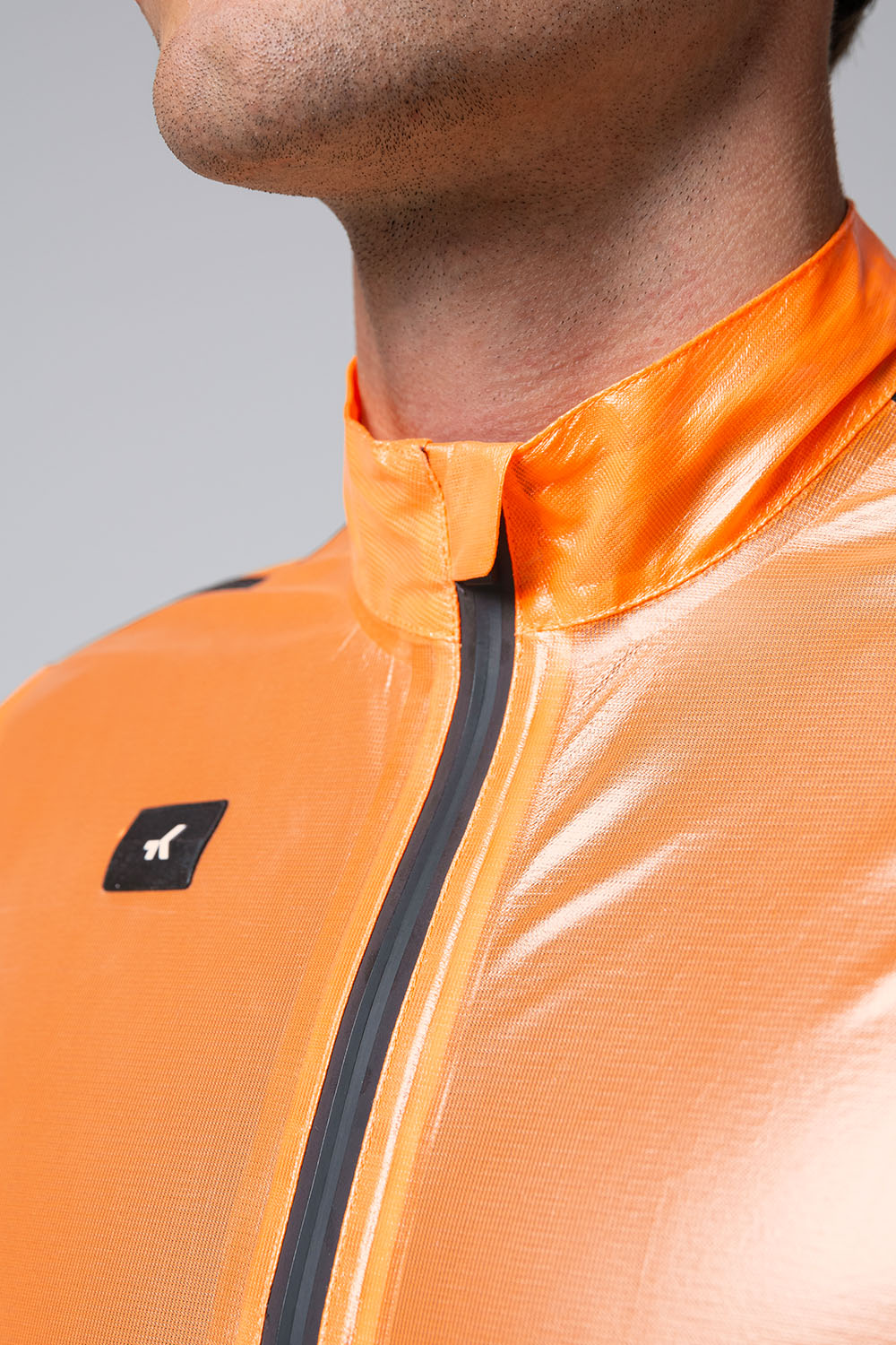 Chaqueta Ligera Impermeable Pluvia Unisex Blazing Orange