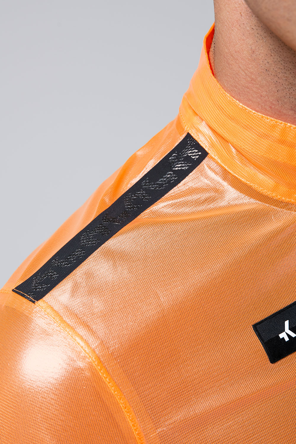 Chaqueta Ligera Impermeable Pluvia Unisex Blazing Orange