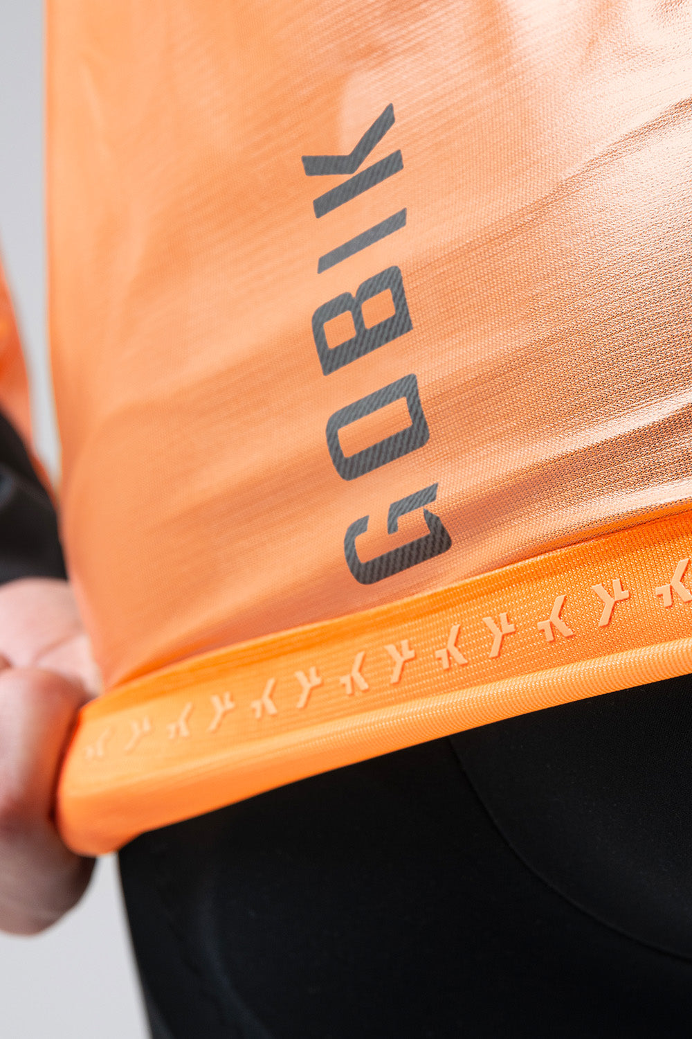 Chaqueta Ligera Impermeable Pluvia Unisex Blazing Orange