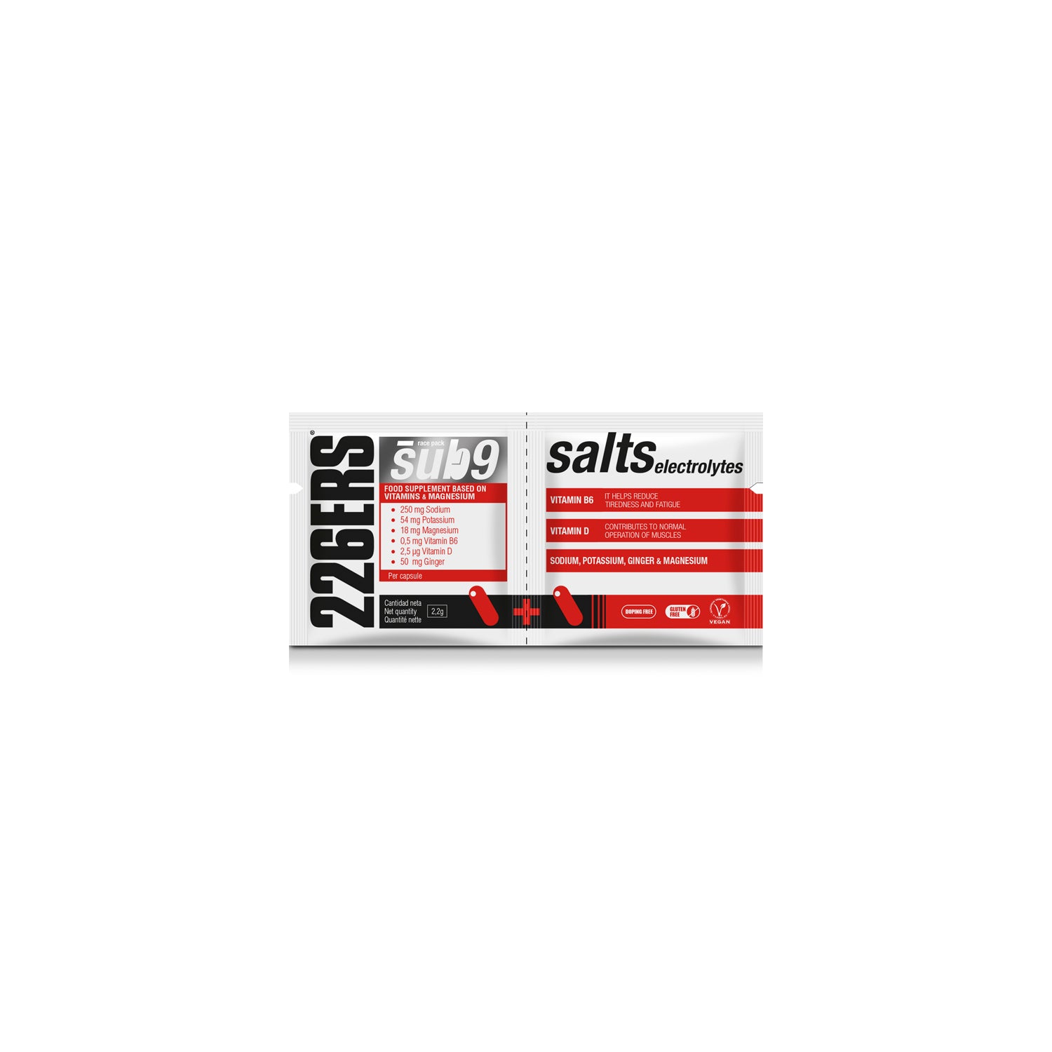 Sub 9 Salts Electrolytes Duplo Caja con 40 Unidades