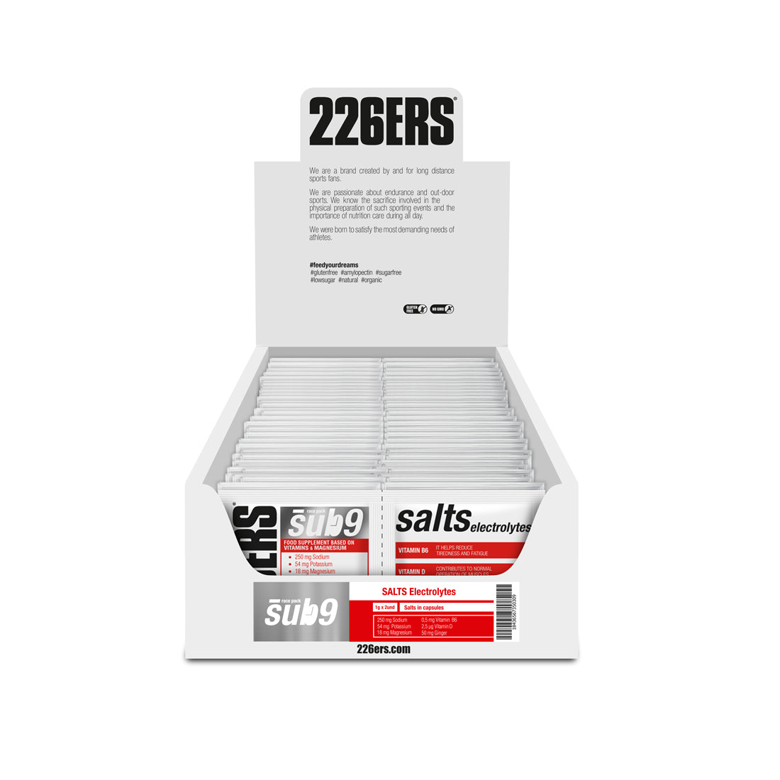 Sub 9 Salts Electrolytes Duplo Caja con 40 Unidades