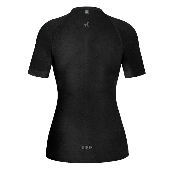 Camiseta Interior Gobik Winter Merino Manga Corta Mujer Coal