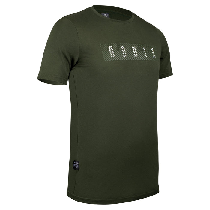 Camiseta Casual Hombre Manga Corta After Ride Overlines Army