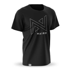 Camiseta Casual Hombre Nairo Negro/Blanco